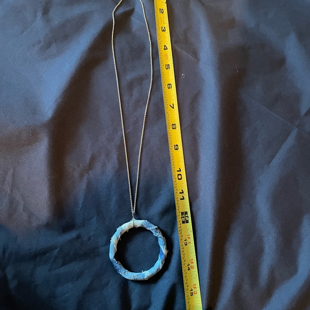 One Coco Hill circle necklace. By artist Kiki slaughter.
